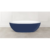 Barcelona 70.25" x 33.625" Freestanding Soaking Bathtub