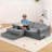 Modular Kids Couch 13PCS Nugget Couch-698972245