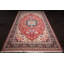 Tapis terre cuite / beige en laine noué à la main de conception unique 12 pi x 18 pi 1 po