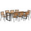 9 Piece Garden Dining Set-1918401266
