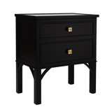 Jackie 2 - Drawer Solid Wood Nightstand