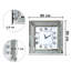 60 cm Glass Wall Clock