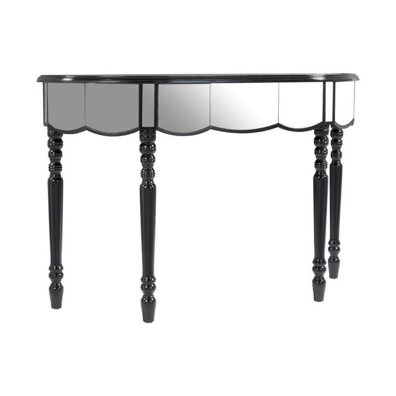 Schmitt 117cm Glass Top Console Table