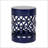 Outdoor Metal End Table - Large, Durable Powder-Coated Iron With Elegant Iron Cut Design For Modern Spaces.-1830818395