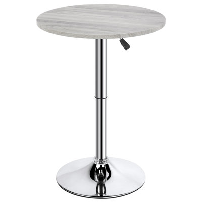 Round Metal Base Dining Table