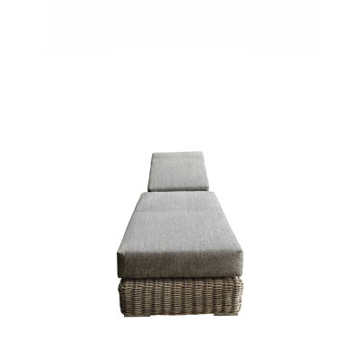  Chaise longue avec coussin Tulum