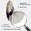 Noir, blanc et or Expression IV - Art mural asymétrique abstrait en métal, impression moderne incurvée en métal-105422083