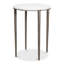 Table de bout à plateau en marbre Sigler