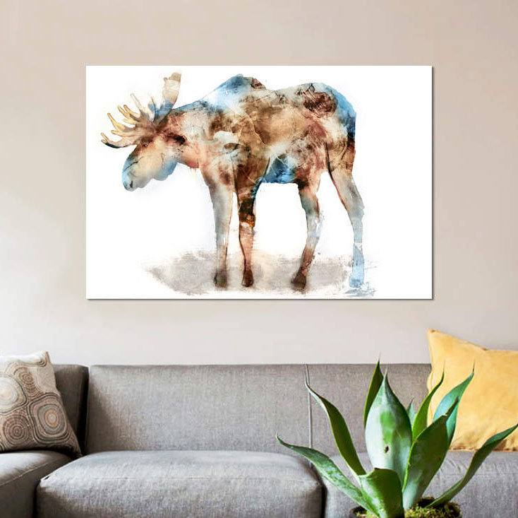 « orignal », reproduction sur toile, H 40 po x l 60 po x P 1,5 po