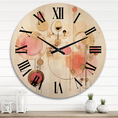 Horloge murale surdimensionnée synchronisée Elegant Vintage