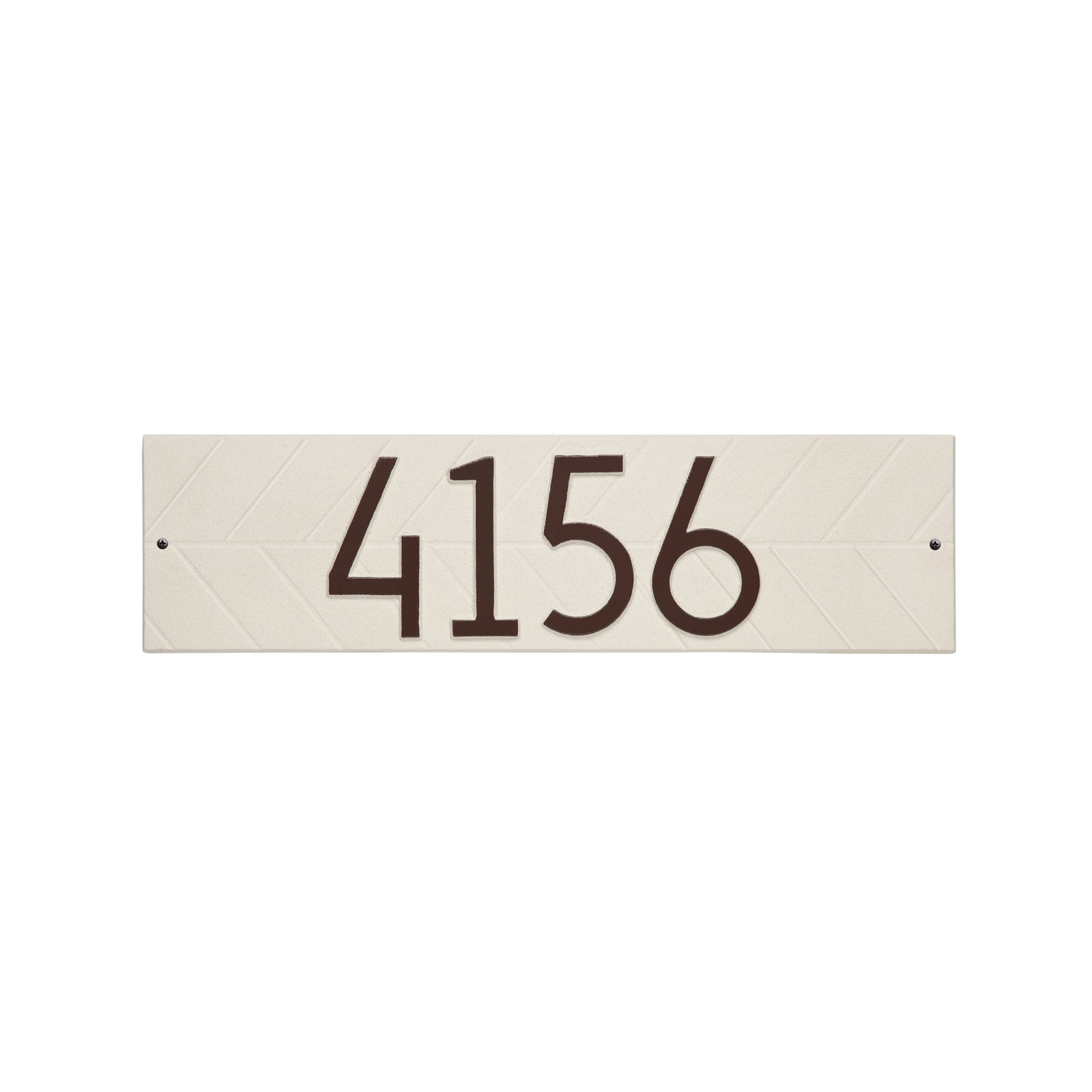 Mid-century Modern Herringbone Wall Plaque, Coastal Clay, Yes