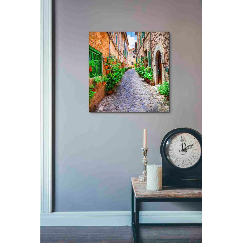 «Vecino I», art mural sur toile, H 18 po x l 18 po x P 0,75 po