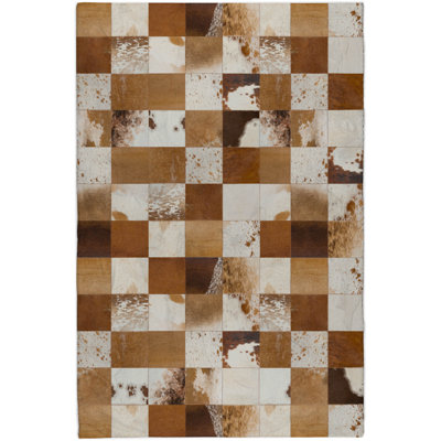 Premium Machine Washable Dream Shag ADS105 Animal Print Rug