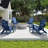Adirondack Folding Recliner With Retractable Footrest, HDPE Weather-Resistant Recliner.-306348755