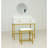 Vanity Set With Mirror And Stool - Makeup Vanity Table With Storage Drawers And Organizer, White And Gold, Space-Saving Design For Small Bedrooms