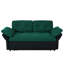 Canapé-lit convertible convertible grand lit, canapé-lit convertible 3-en-1 avec coussins épais et rangement latéral, canapé-lit multifonctionnel en chenille pour le salon, la chambre à coucher, l’appartement, le bureau-1510691382
