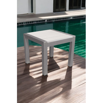 Aynura Plastic/Resin Side Table by Wade Logan