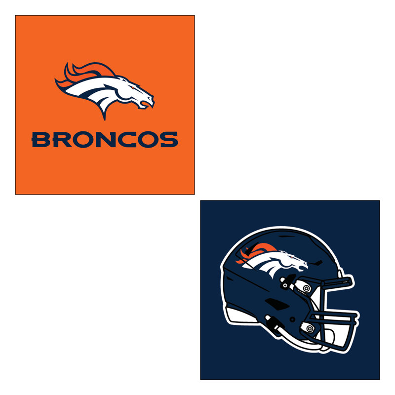 " Denver Broncos " 2 - Pieces