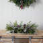Arrangement artificiel de Noël floqué