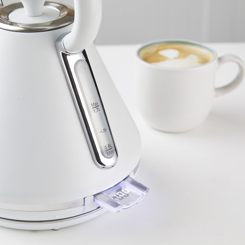 ​​Tower T10087 Mirage Kettle with Digital Control Panel, Variable Temperature Function, Rapid Boil Technology, Viewing Window, Removable Filter, 3kW, 1.7L