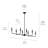 8 - Light Steel Dimmable Classic / Traditional Chandelier-1162710486