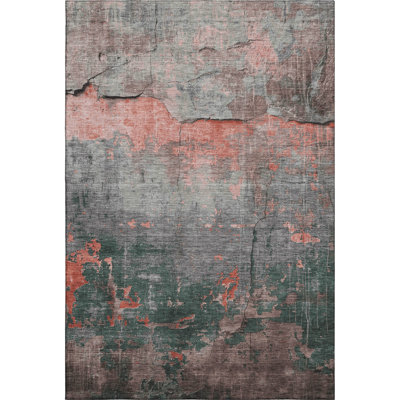 Premium Machine Washable Larrison AMF1780 Modern Rug