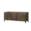 Meuble-lavabo double en chêne gris 84 po X P 22 po D-1651862553