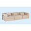Canapé à compression, canapé-lit à plancher convertible à structure fixe, canapé modulaire désossé-117529107