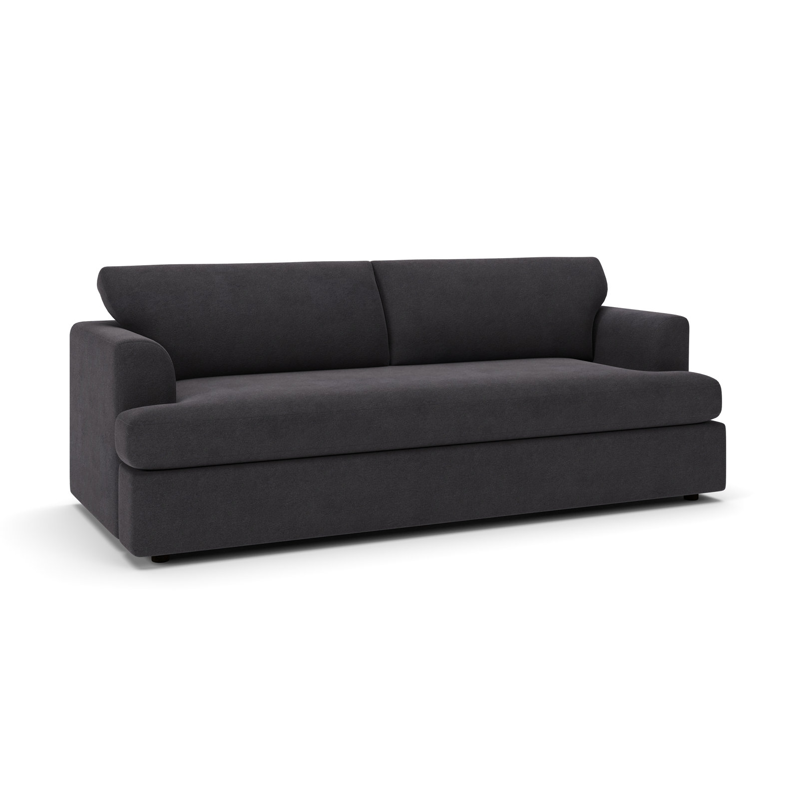 Brooks 93" Sofa, Bella Gunmetal