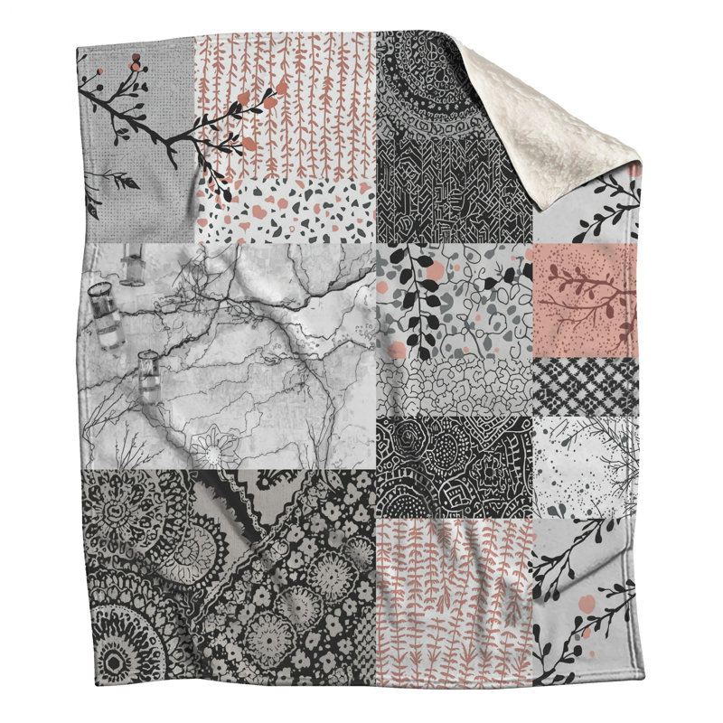 Couvertures florales, L 50 po x H 60 po