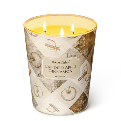 Cannelle confite | Bougies parfumées 3-Wick Homelights