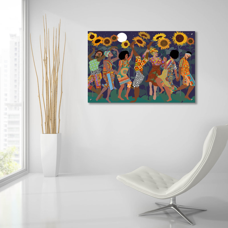  «Dancing Under The Stars» par Art Licensing Studio, art mural en verre acrylique, 36 po x 24 po, H 24 po x l 36 po
