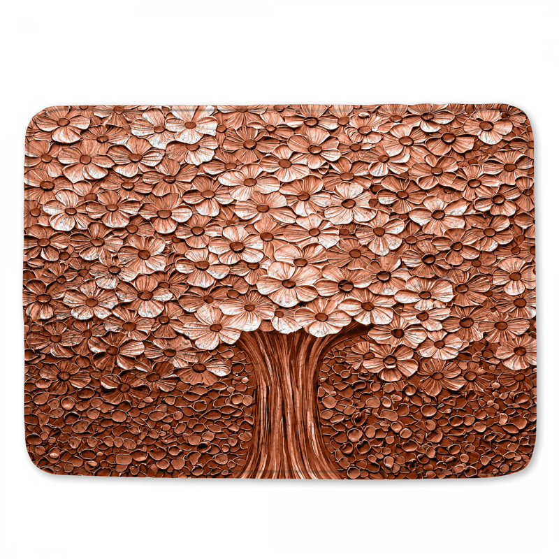 Tapis de bain bronze, L 34 po x L 21 po