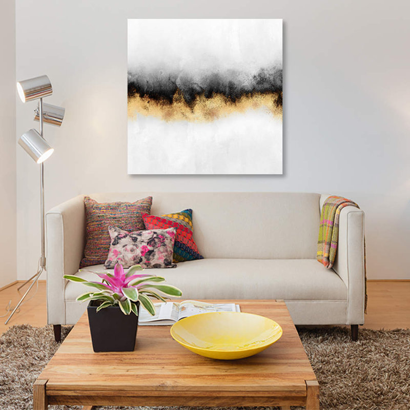 « sky ii », impression sur toile, H 37 po x l 37 po x P 1,5 po, Pas de tapis, Toile tendue