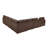 Cognac Luxe Reclining Sectional Sofa-106685513-116066400