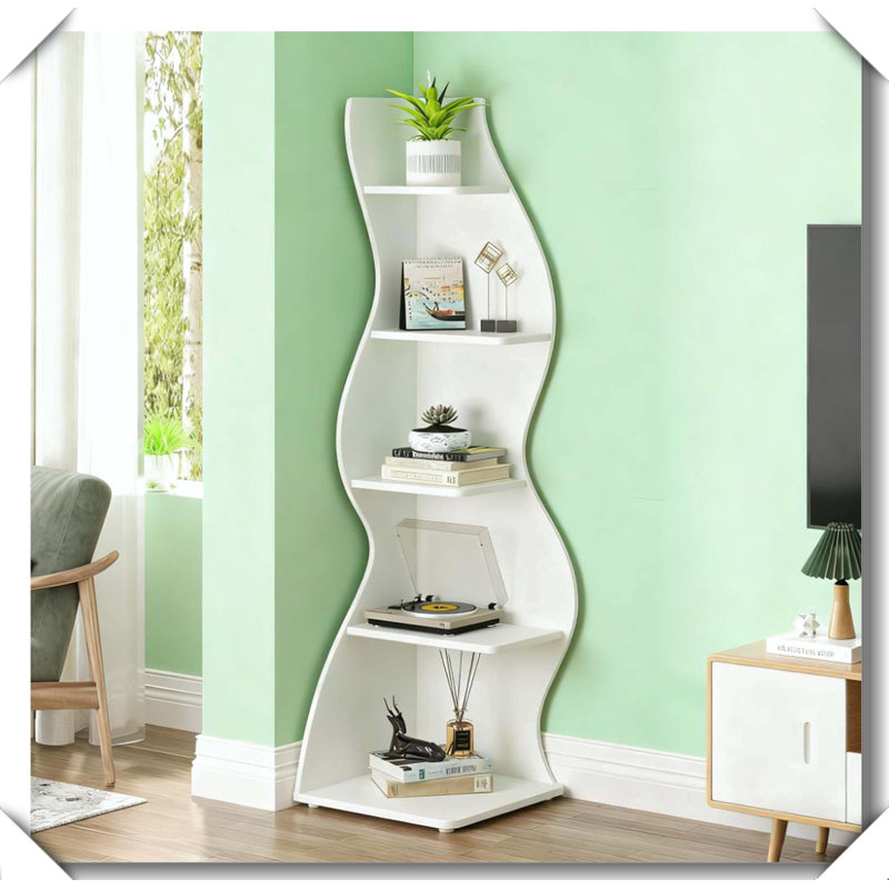 Support pour plante à 5 niveaux, Blanc