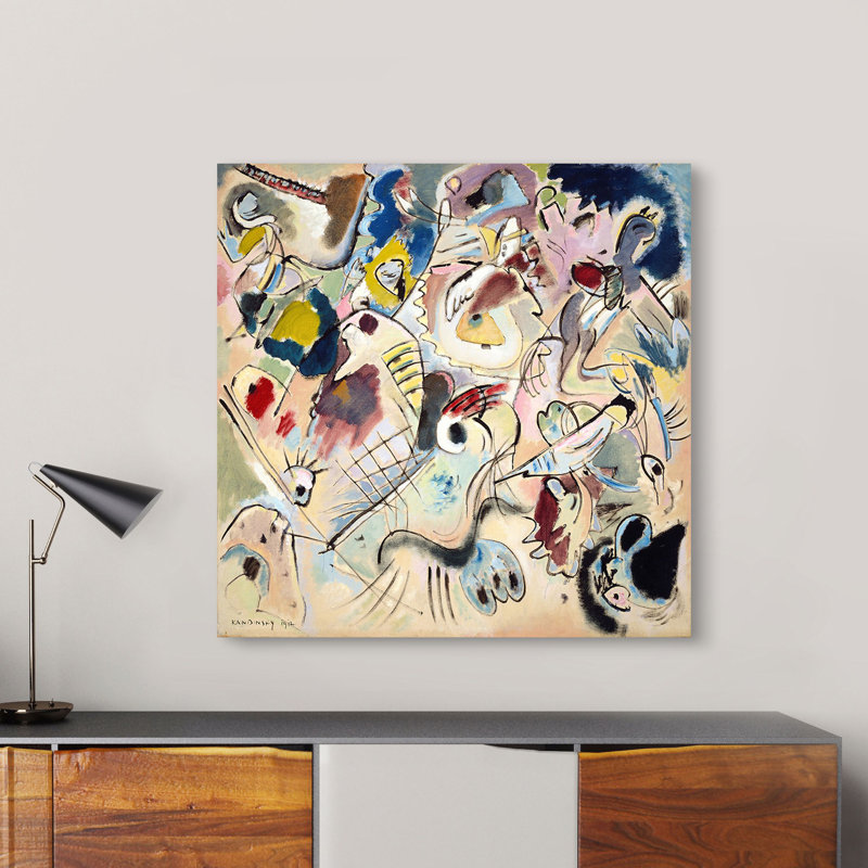 Sketch 160A by Wassily Kandinsky - Wrapped Canvas Print, 90cm H x 90cm W x 4cm D