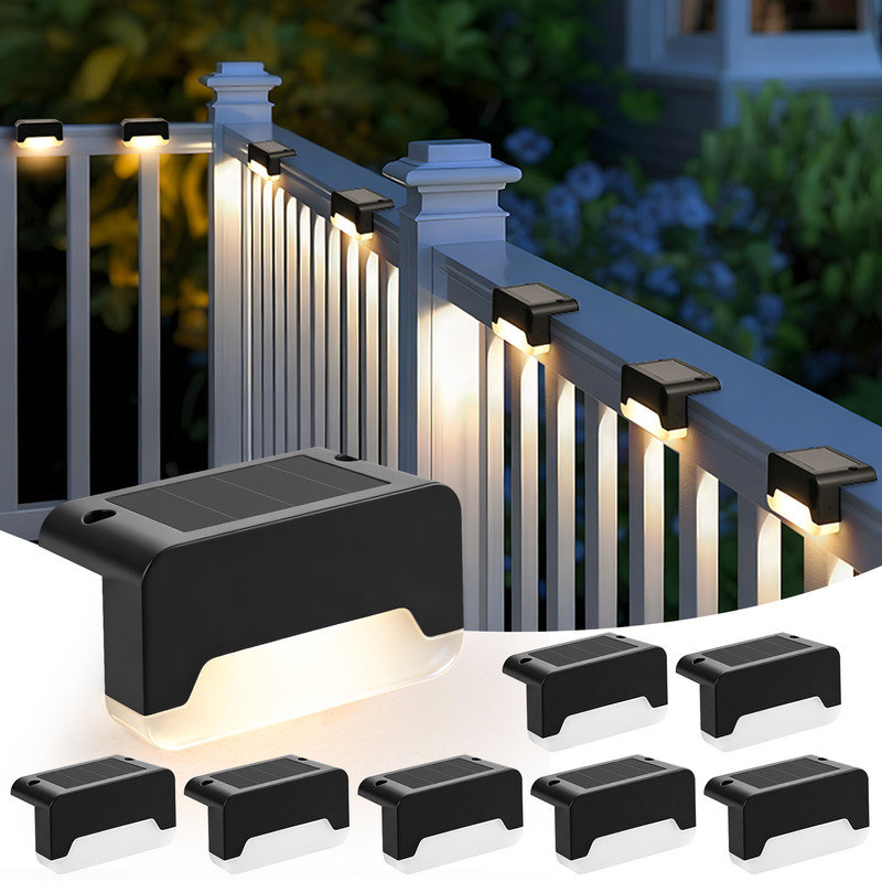 Plastic Solar Powered Step Light Pack