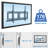 Mount-It Weatherproof TV Wall Mount | Lockable & Tilting 2.1 Low Profile Fits 37 - 80 In. Tvs