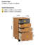 Commode de rangement en bois massif Kerena