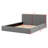 Upholstered Platform Bed With Solid Frame-1810594708