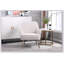 Fauteuil en sherpa moderne Mid-Century