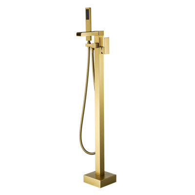 Floor Waterfall Faucet with Diverter