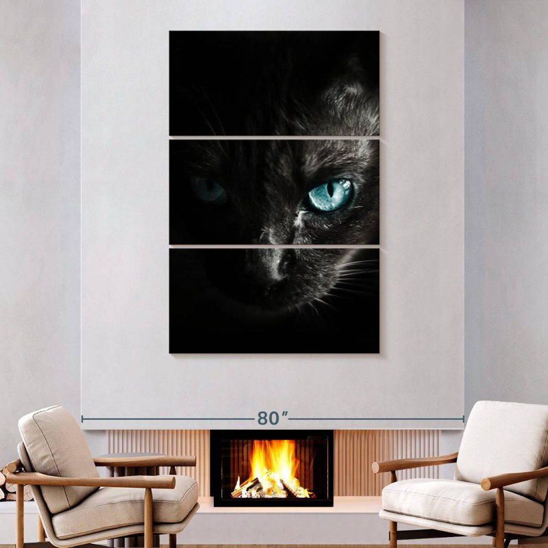 Brampt Scary Cat, 74" H x 48" W