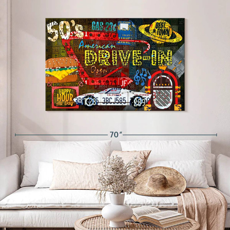 Keiraleigh American Driveins, H 32 po x l 48 po