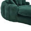 Canapé surdimensionné ovale rembourré à billes, canapé paresseux avec 3 grands coussins et 2 petits coussins, dossier enveloppant pour adultes, canapé à billes en chenille-282140263