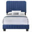 Lit sommier simple Lodi, bleu marine-1472500126-1472500123
