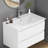 32-Inch White Ceramic Bathroom Sink, Fits 32-Inch Vanity,Pre-Drilled Faucet Hole,Modern Minimalist Design,Durable & Easy To Clean