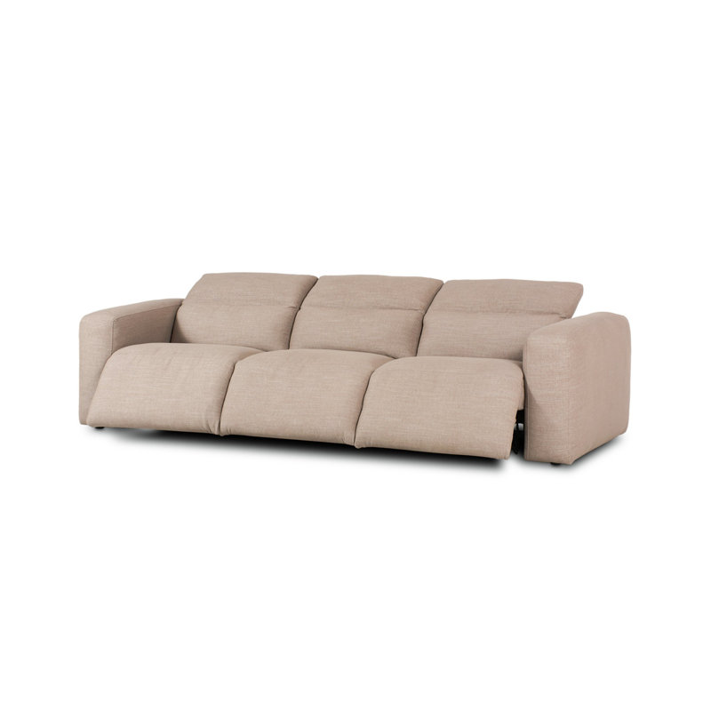 Radley Power Reclining Sofa, Crypton Nomad Taupe Polyester Blend
