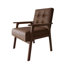 Chaise d'appoint en polyuréthane brun-293979674